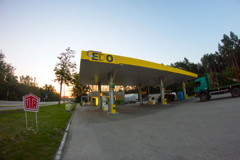Edo benzinkút Ásotthalom látkép
